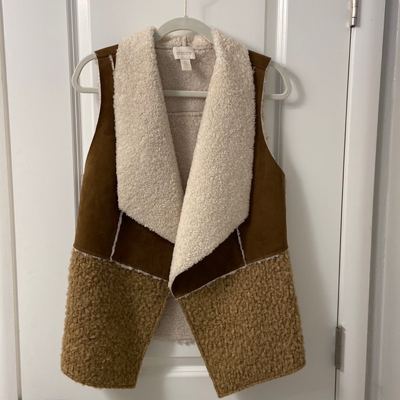 Chicos Sherpa vest - Picture 1 of 6